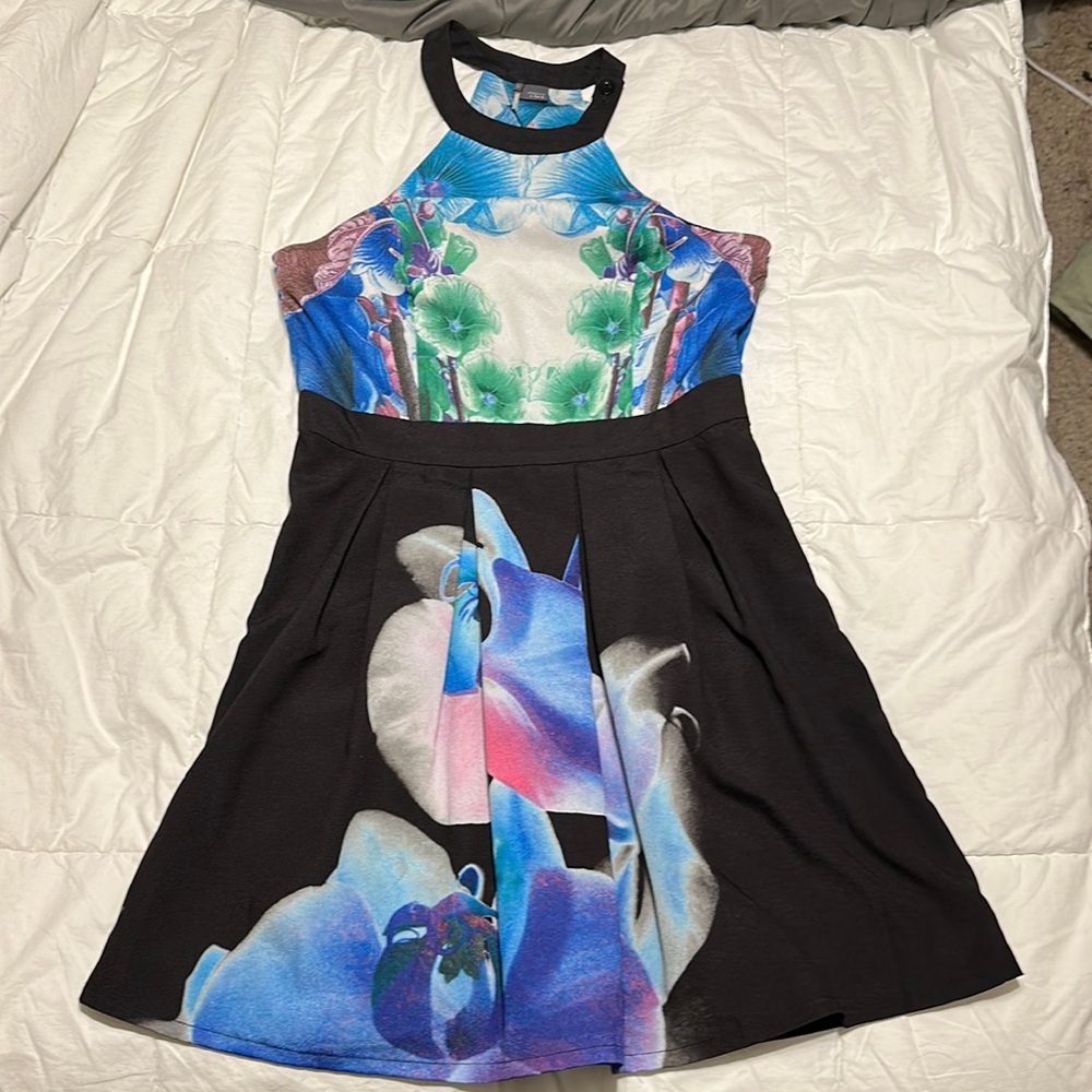Size 12 halter floral dress